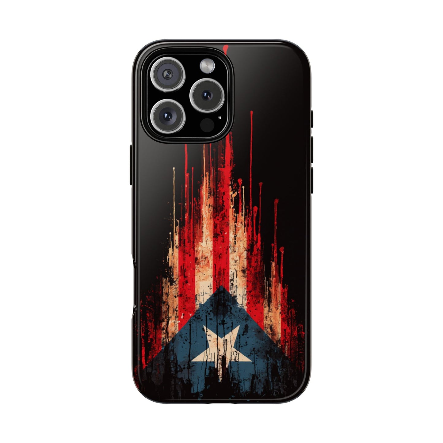 Puerto Rico Flag Phone Case | Distressed Puerto Rican Flag Tough Case | Boricua Pride Protective iPhone Samsung Cover