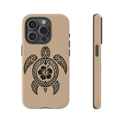 Polynesian Turtle Phone Case | Hawaiian Beach Tough Cover