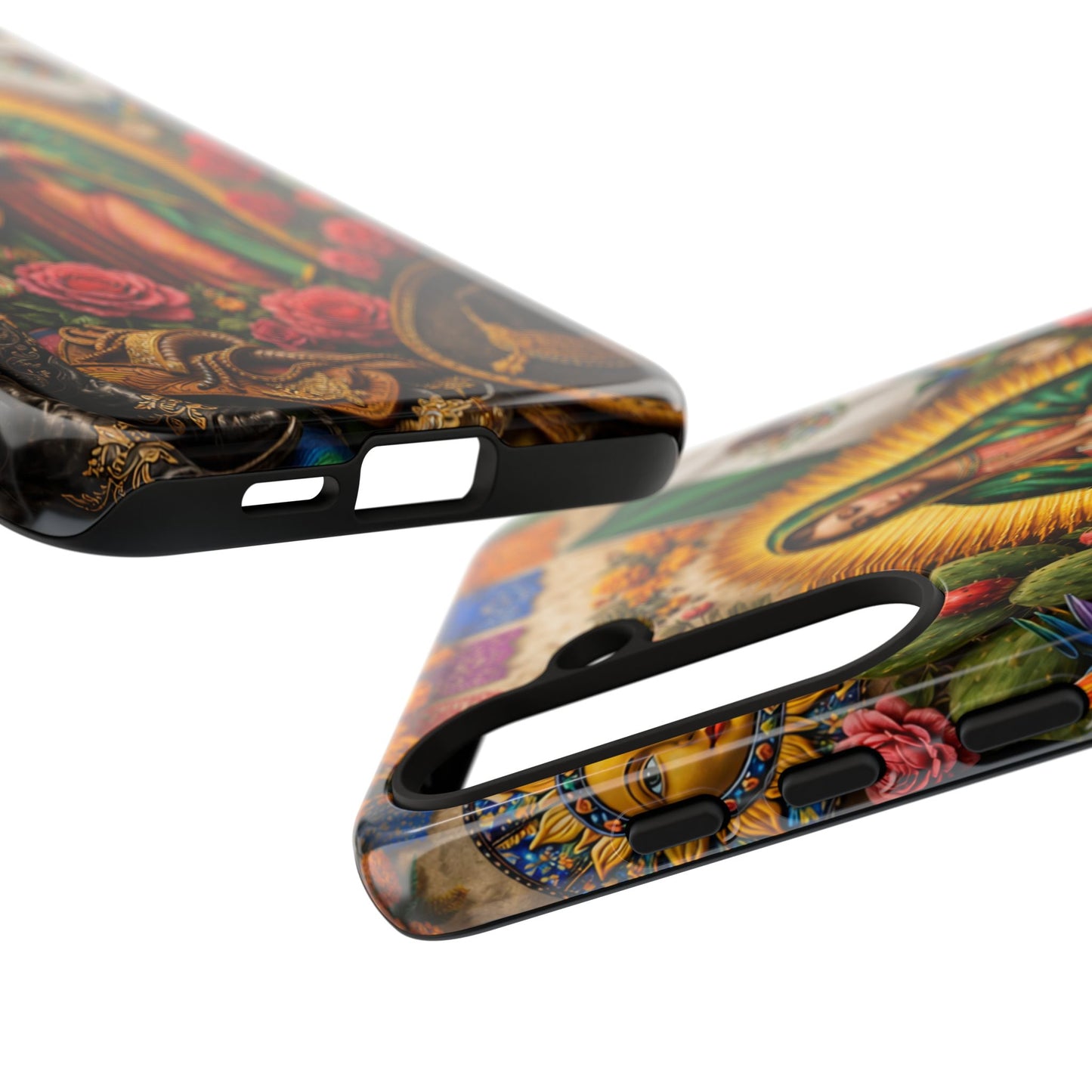 Virgen de Guadalupe Phone Case Mexican Floral iPhone Samsung Pixel Case