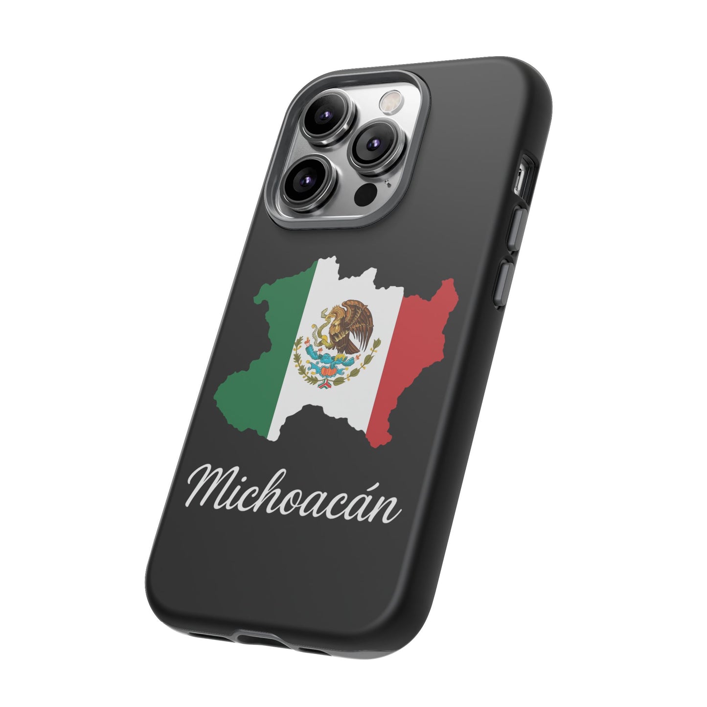 Michoacán Mexico Flag Map Phone Case | Mexican American Pride Tough Case for iPhone & Samsung