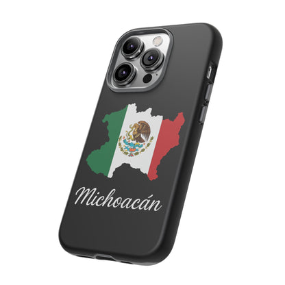 Michoacán Mexico Flag Map Phone Case | Mexican American Pride Tough Case for iPhone & Samsung