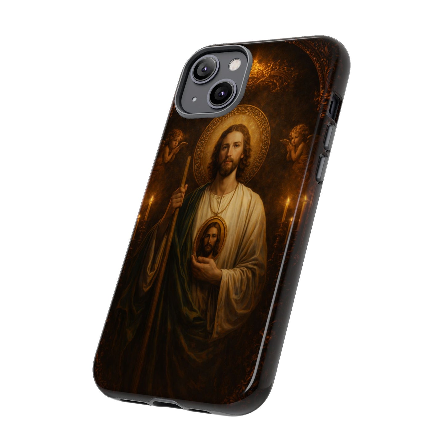 San Judas Phone Case Saint Jude Catholic Saint Religious Art Portrait Tough