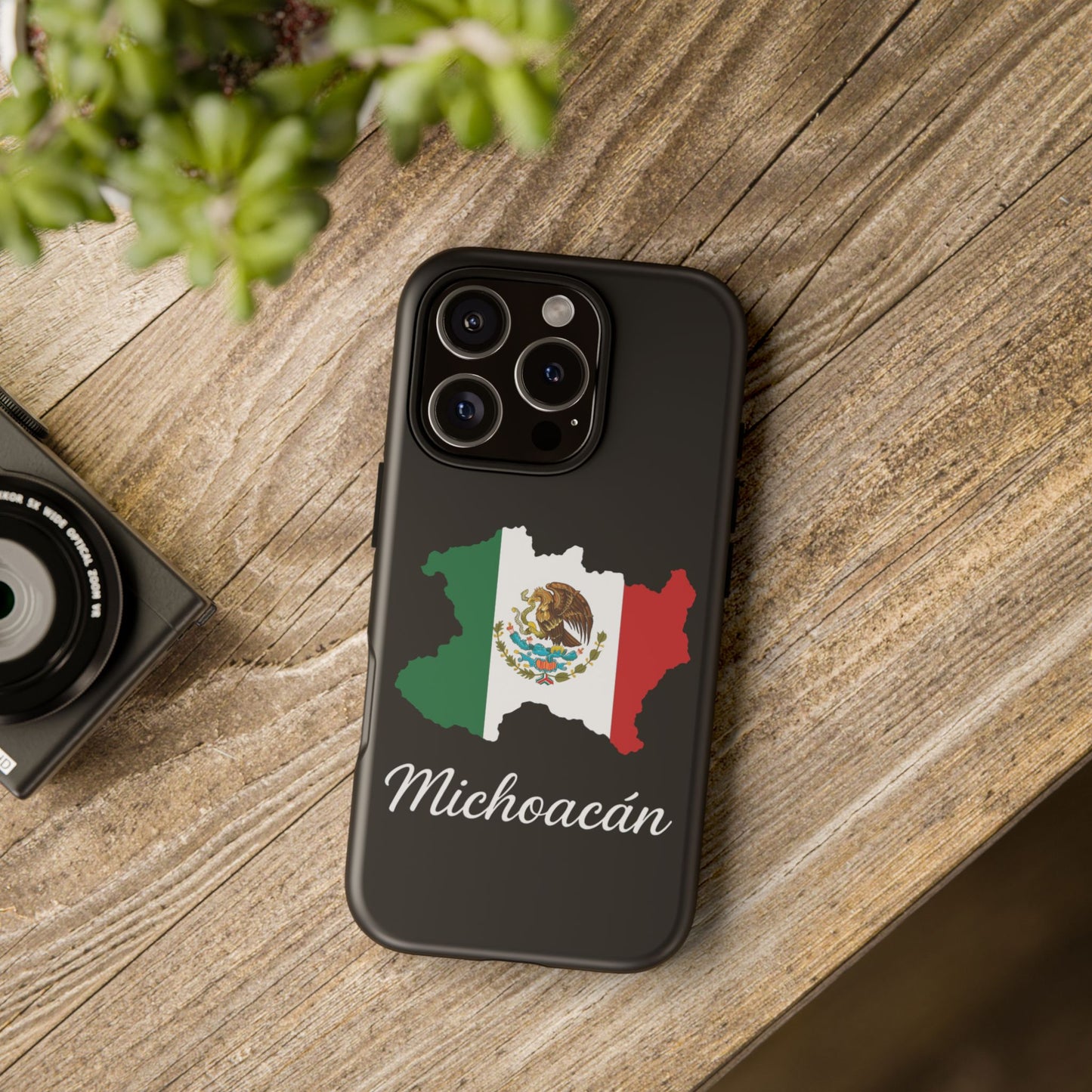 Michoacán Mexico Flag Map Phone Case | Mexican American Pride Tough Case for iPhone & Samsung