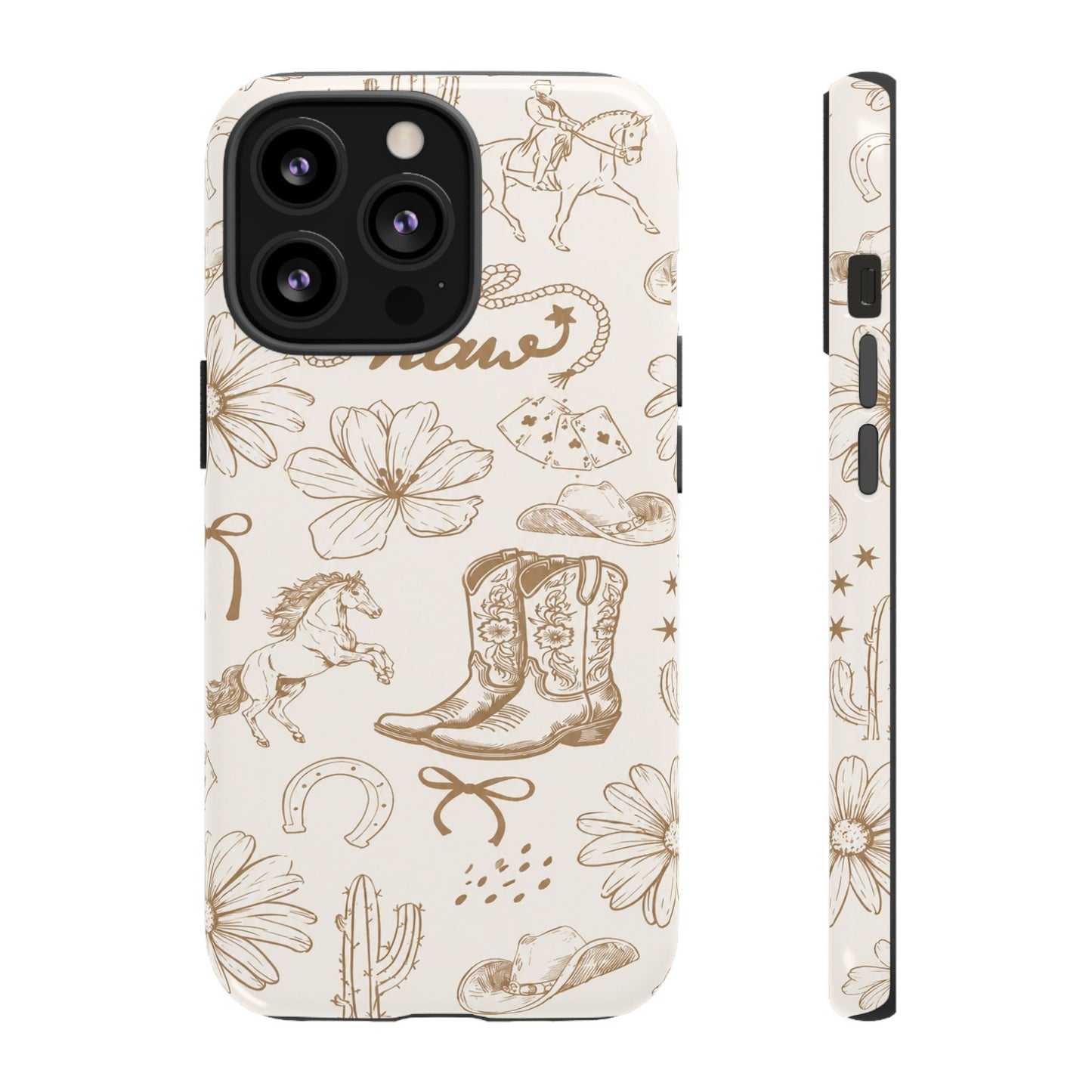 Western Cowgirl Phone Case for iPhone Samsung Galaxy Pixel Tough Case