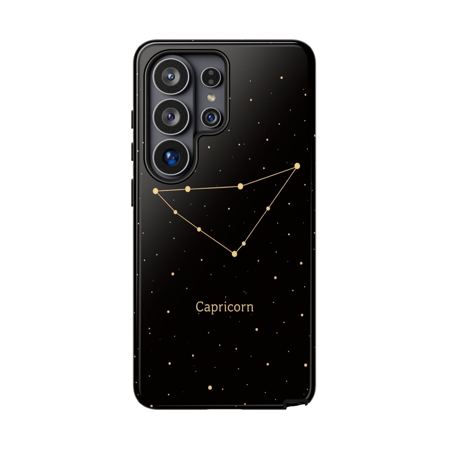 Capricorn Zodiac Constellation Phone Case – Luxe Gold Celestial Cover
