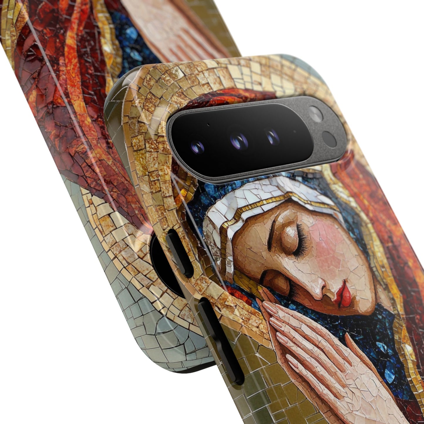 Virgin Mary Phone Case, Catholic Phone Case, Christian Aesthetic Case, Religious iPhone Case, Saint Art Case, Faith Gift