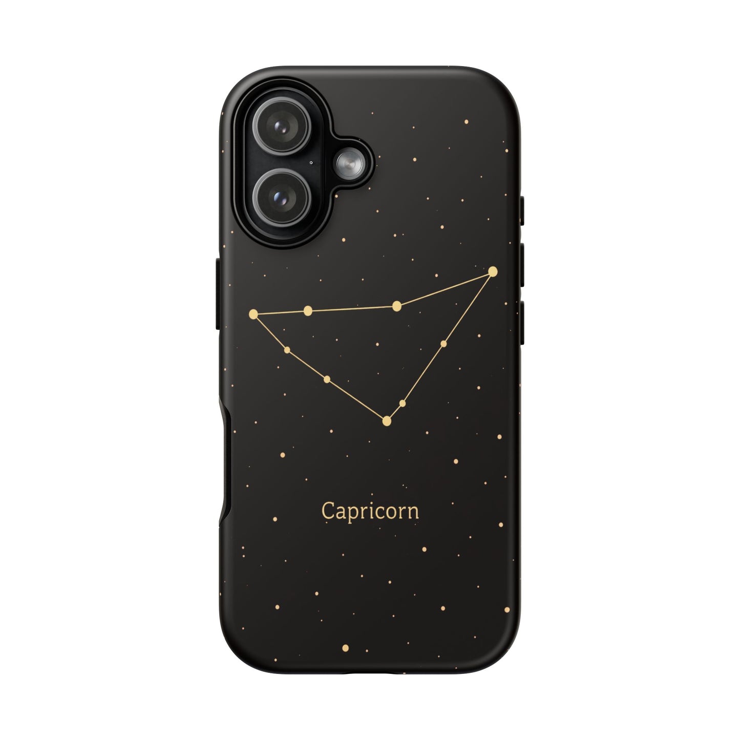 Capricorn Zodiac Constellation Phone Case – Luxe Gold Celestial Cover