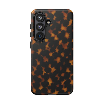Tortoiseshell Phone Case – Brown Leopard Pattern Luxury Tough Protective Case