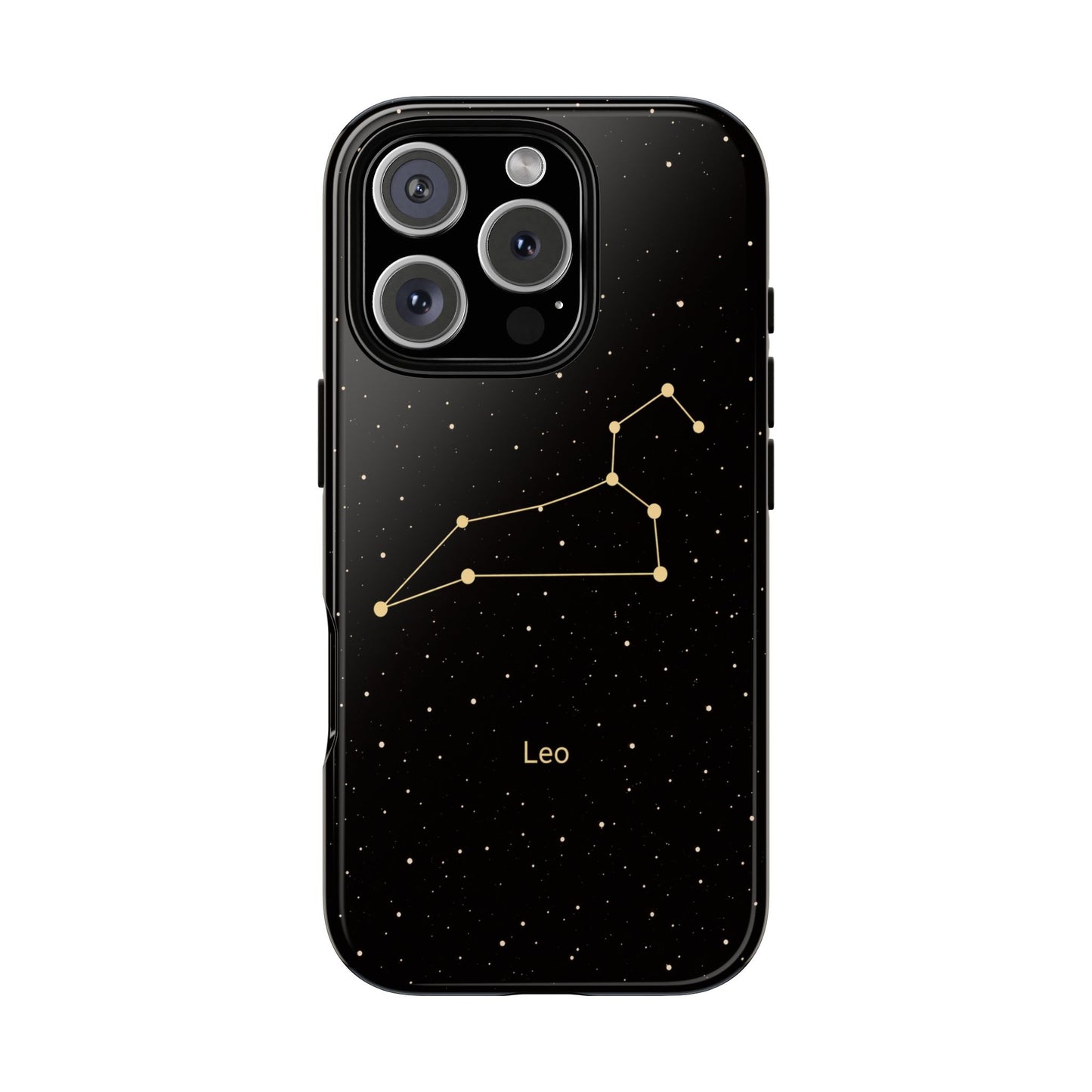Leo Zodiac Constellation Phone Case – Luxe Gold Celestial Cover