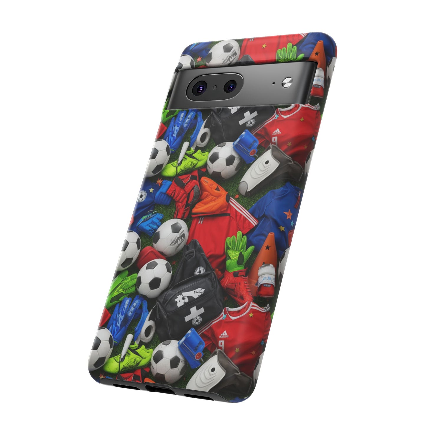 Soccer Ball Pattern Phone Case – Sports Fan Tough Protective Game Day Case