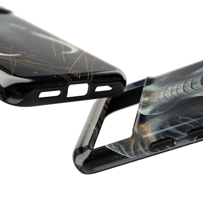 Elephant Mandala Phone Case | Minimal Gold Accent Tough Case