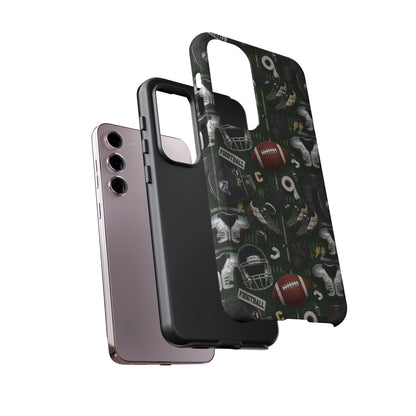 Football Pattern Phone Case – Sports Fan Tough Protective Game Day Case