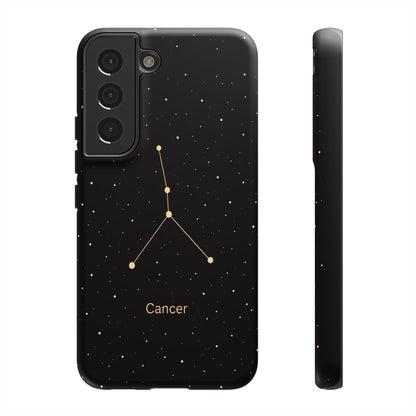 Cancer Zodiac Constellation Phone Case – Luxe Gold Celestial Cover