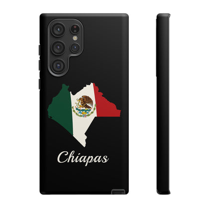 Chiapas Mexico Flag Map Phone Case | Mexican American Pride Tough Case for iPhone & Samsung