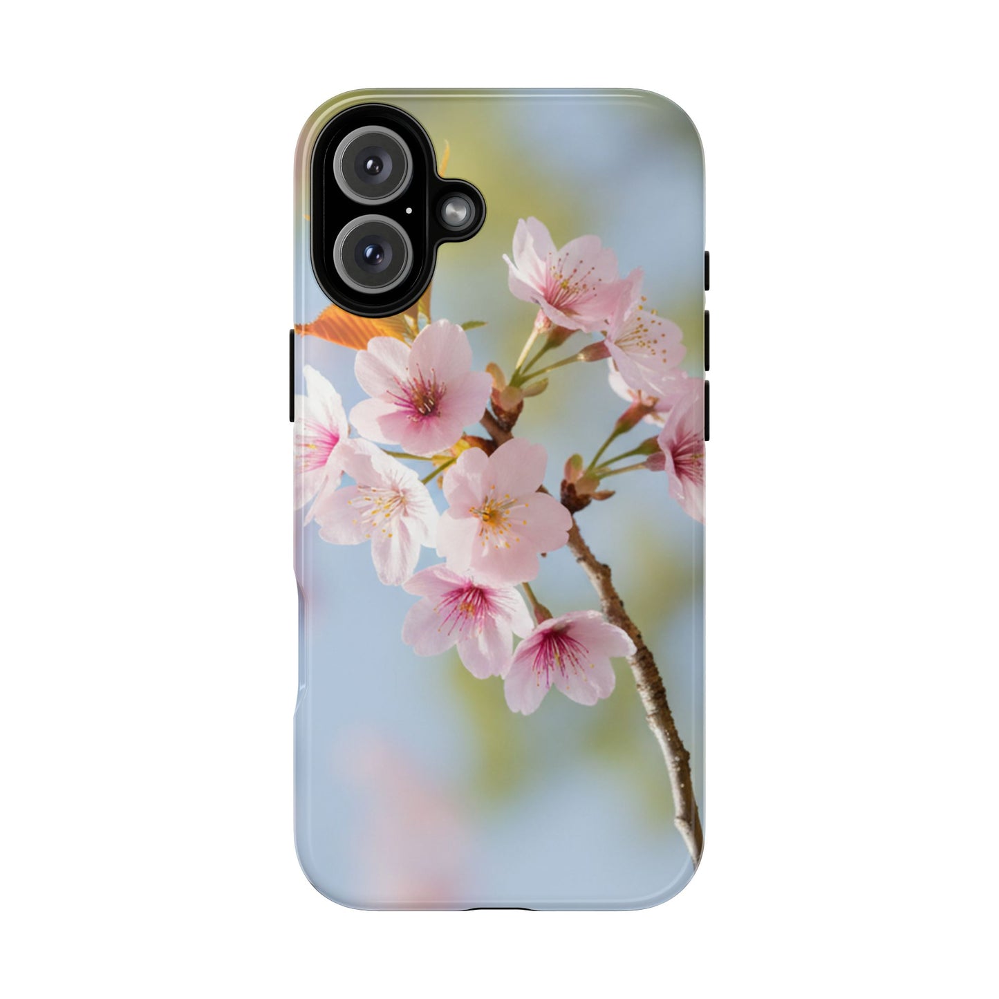 Cherry Blossom Phone Case – Pink Floral Tough Case (iPhone, Samsung Galaxy, Pixel)