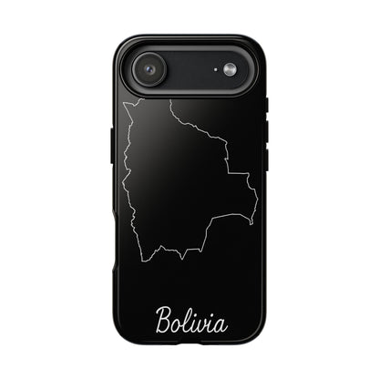 Bolivia Outline Phone Case – Minimal Country Map Tough Cover