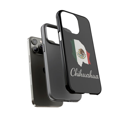 Chihuahua Mexico Flag Map Phone Case | Mexican American Pride Tough Case for iPhone & Samsung