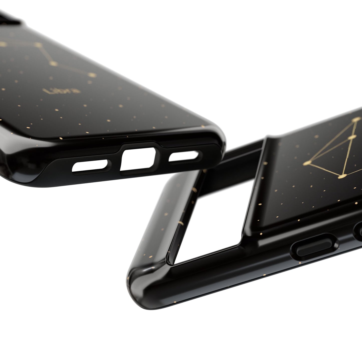 Libra Zodiac Constellation Phone Case – Luxe Gold Celestial Cover