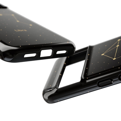 Libra Zodiac Constellation Phone Case – Luxe Gold Celestial Cover