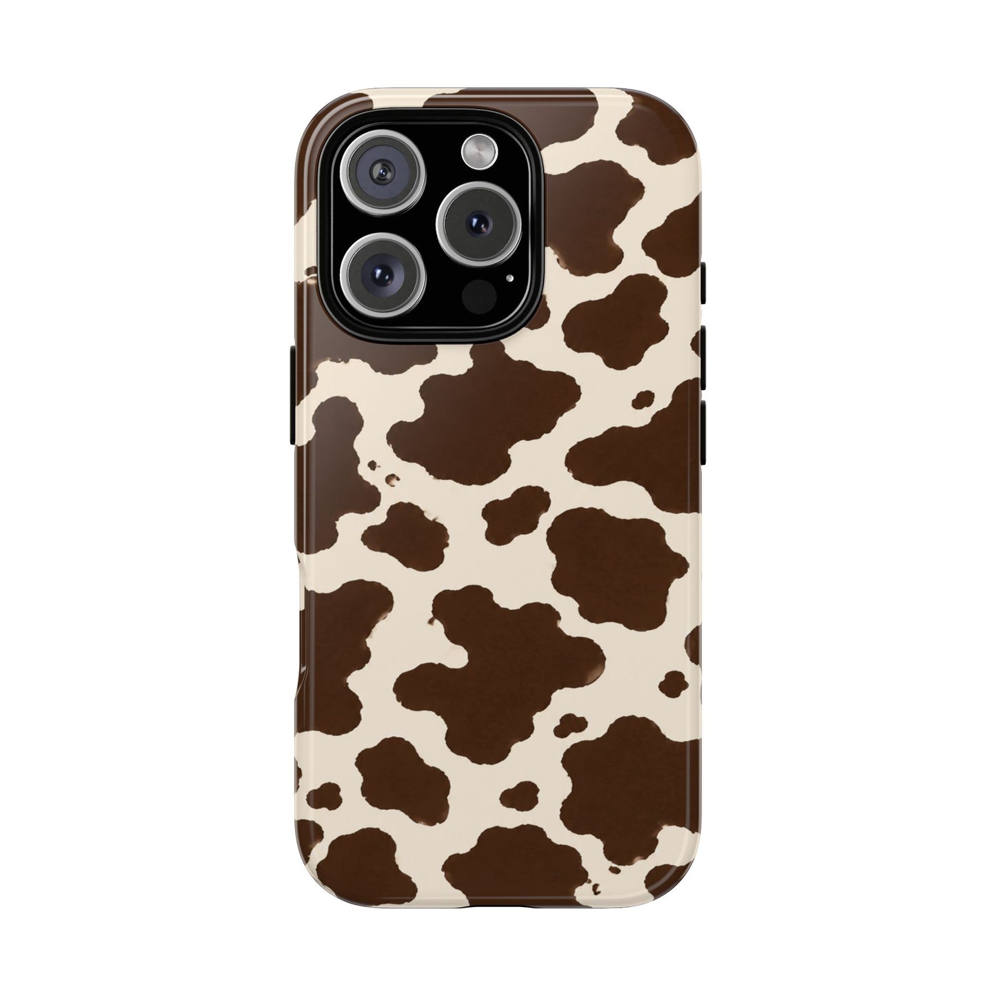 Western Cow Print Tough Phone Case for iPhone Samsung Galaxy Pixel