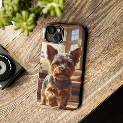 Yorkshire Terrier Phone Case – Cute Yorkie Puppy Tough Case (iPhone, Samsung, Pixel)