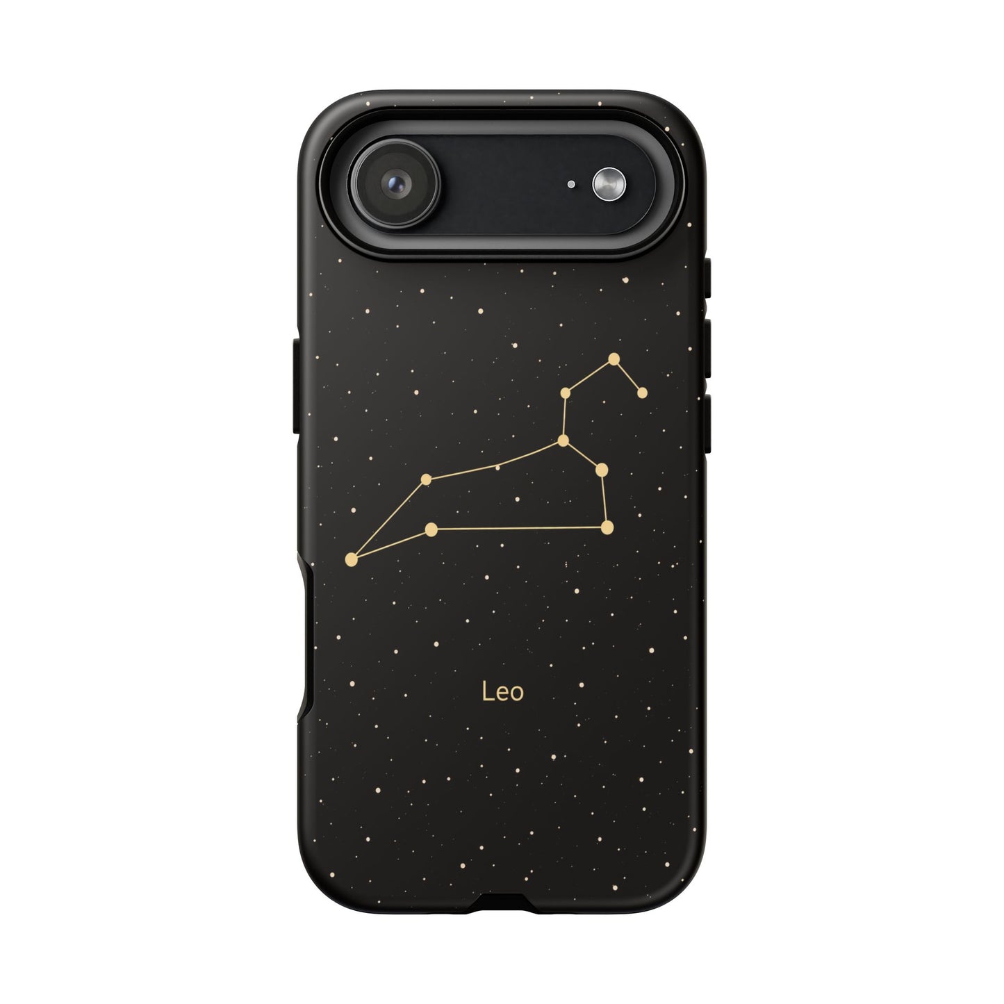 Leo Zodiac Constellation Phone Case – Luxe Gold Celestial Cover