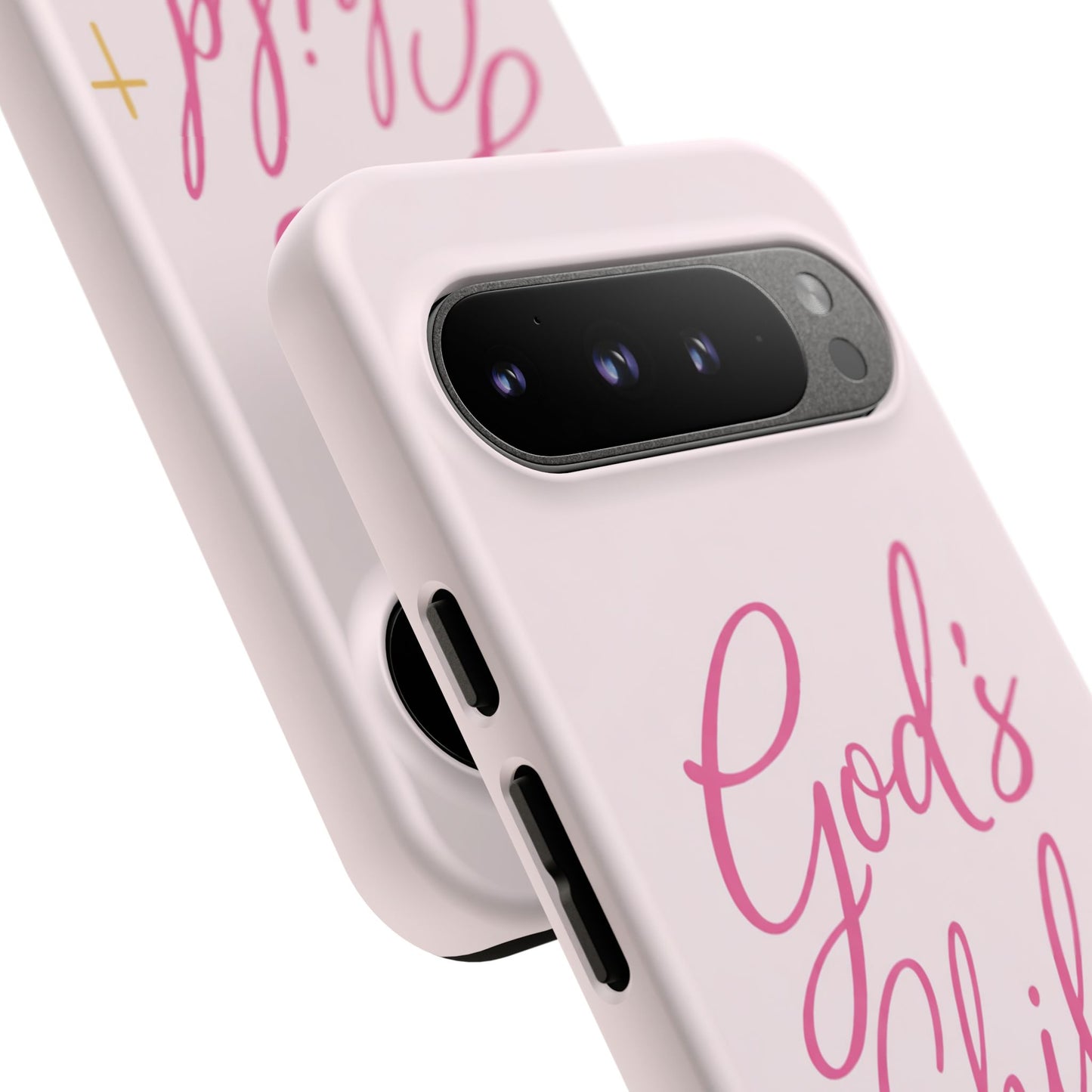 Gods Child Phone Case Christian Pink Aesthetic Tough iPhone Case