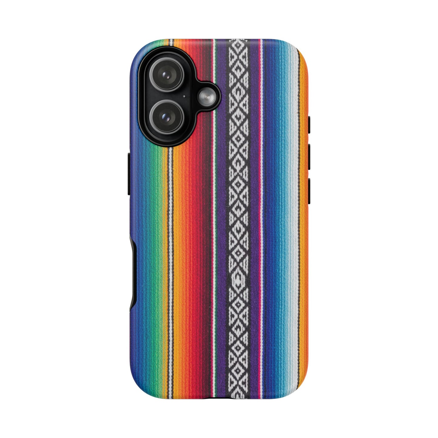 Serape Stripe Phone Case – Colorful Mexican Blanket Pattern Tough Case