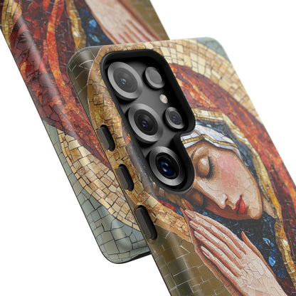 Virgin Mary Phone Case, Catholic Phone Case, Christian Aesthetic Case, Religious iPhone Case, Saint Art Case, Faith Gift