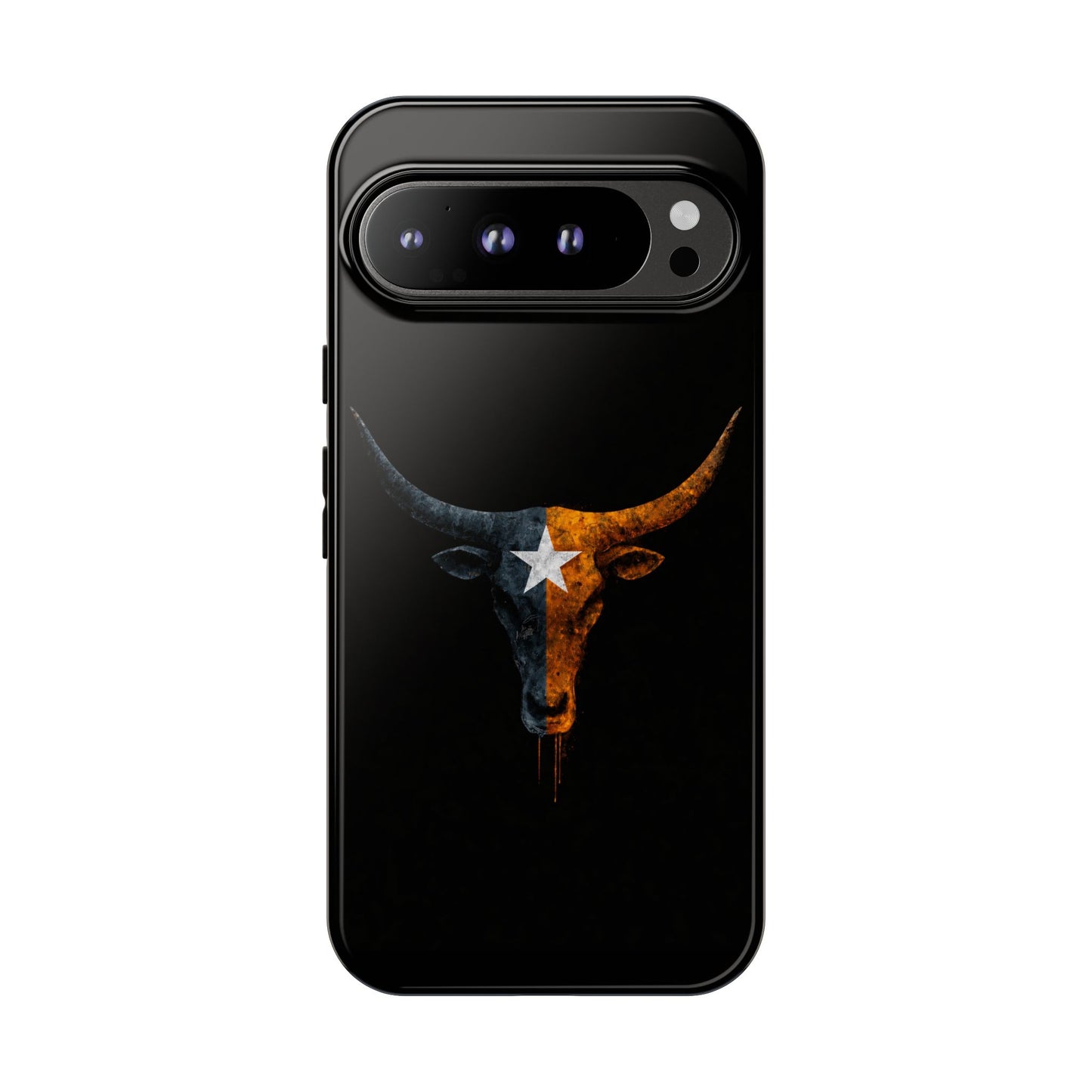 Texas Longhorn Skull Phone Case Western Cowboy Bull iPhone Samsung Cover