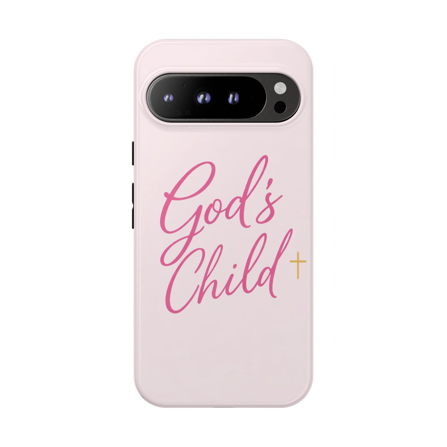 Gods Child Phone Case Christian Pink Aesthetic Tough iPhone Case