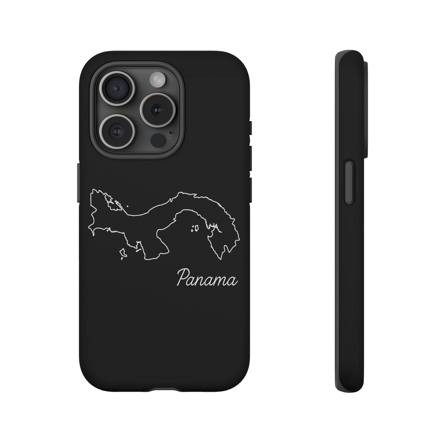 Panama Outline Phone Case – Minimal Country Map Tough Case (iPhone, Samsung, Pixel)