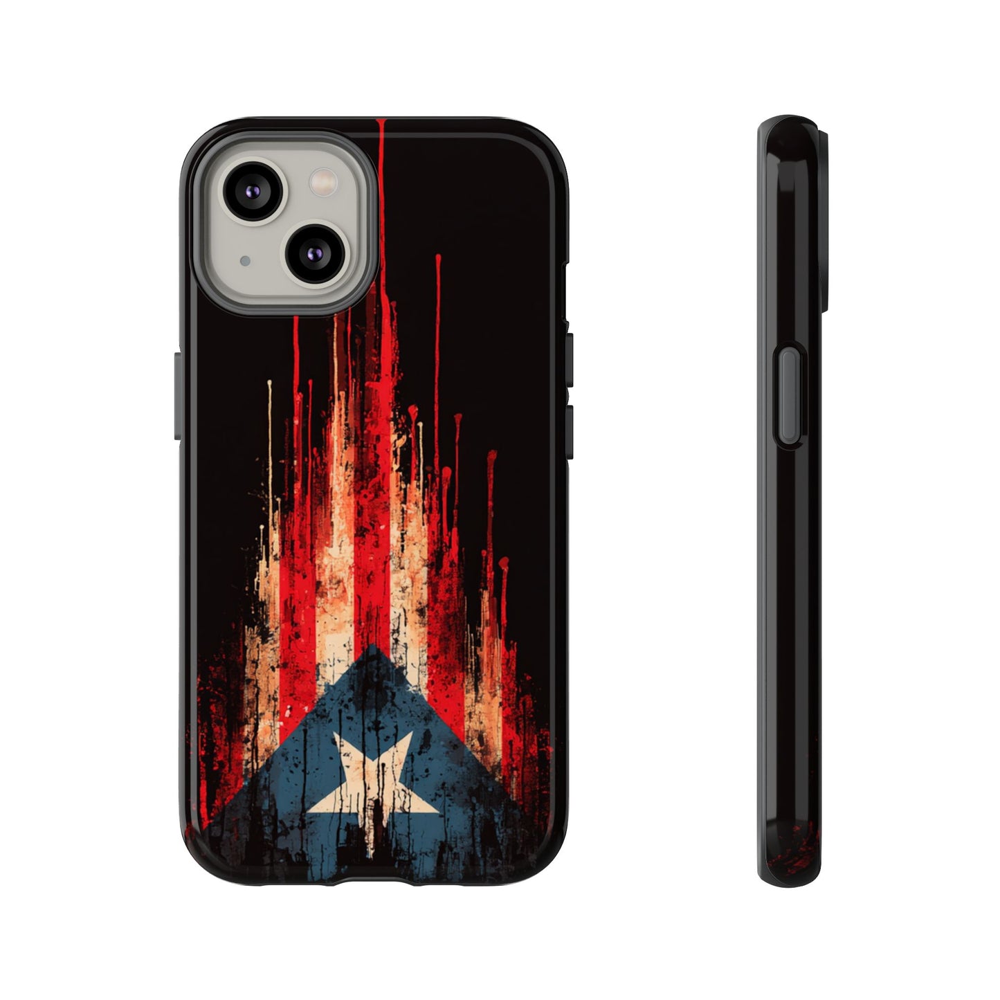 Puerto Rico Flag Phone Case | Distressed Puerto Rican Flag Tough Case | Boricua Pride Protective iPhone Samsung Cover