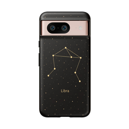 Libra Zodiac Constellation Phone Case – Luxe Gold Celestial Cover
