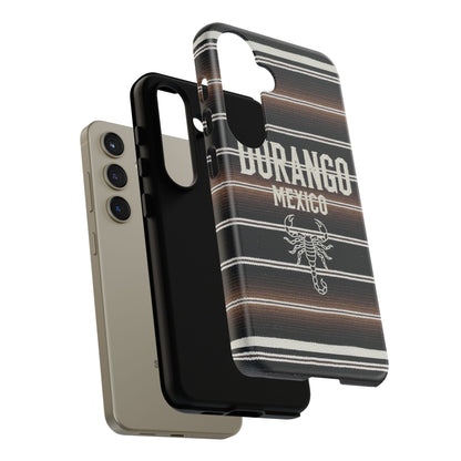 Durango Mexico Phone Case | Serape Scorpion Western Design | Mexican Heritage Tough Case for iPhone & Samsung