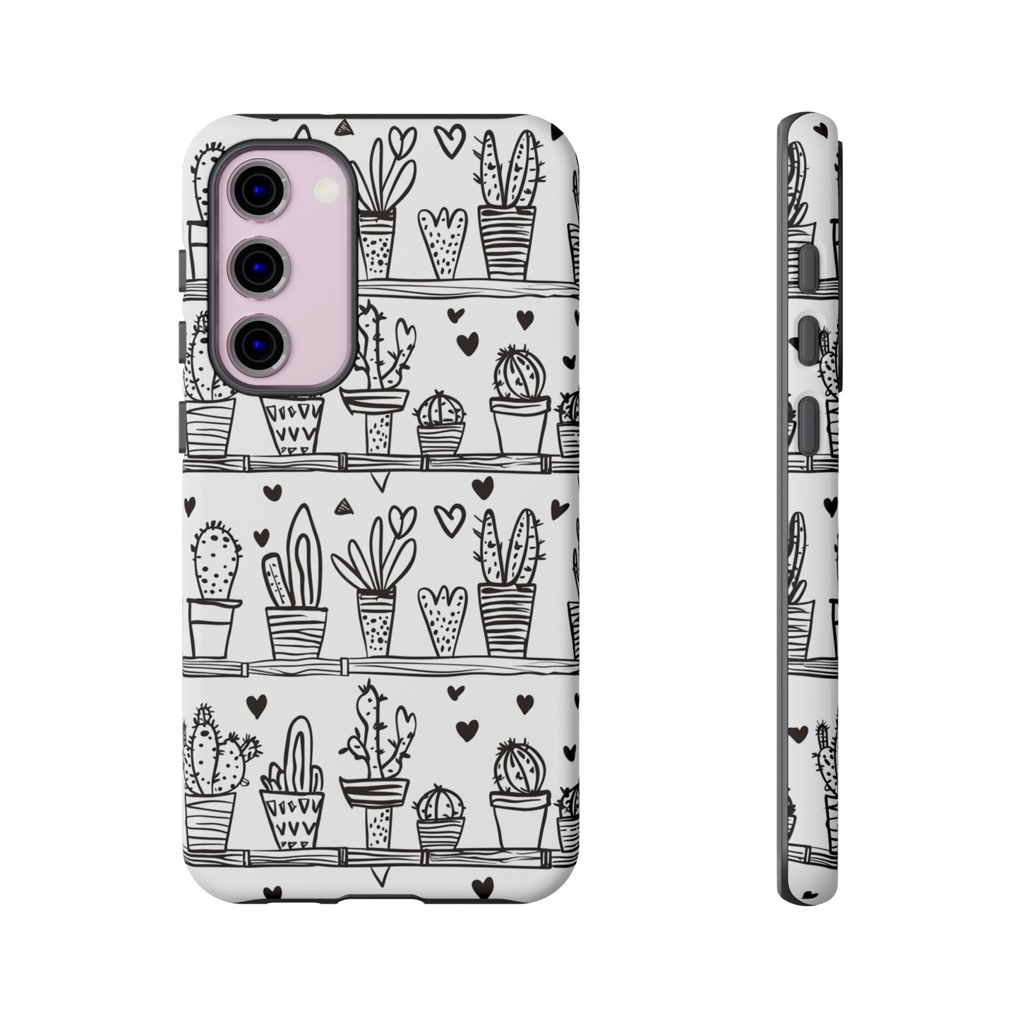 Cactus Succulent Phone Case Cute Plant Aesthetic iPhone Samsung Cover