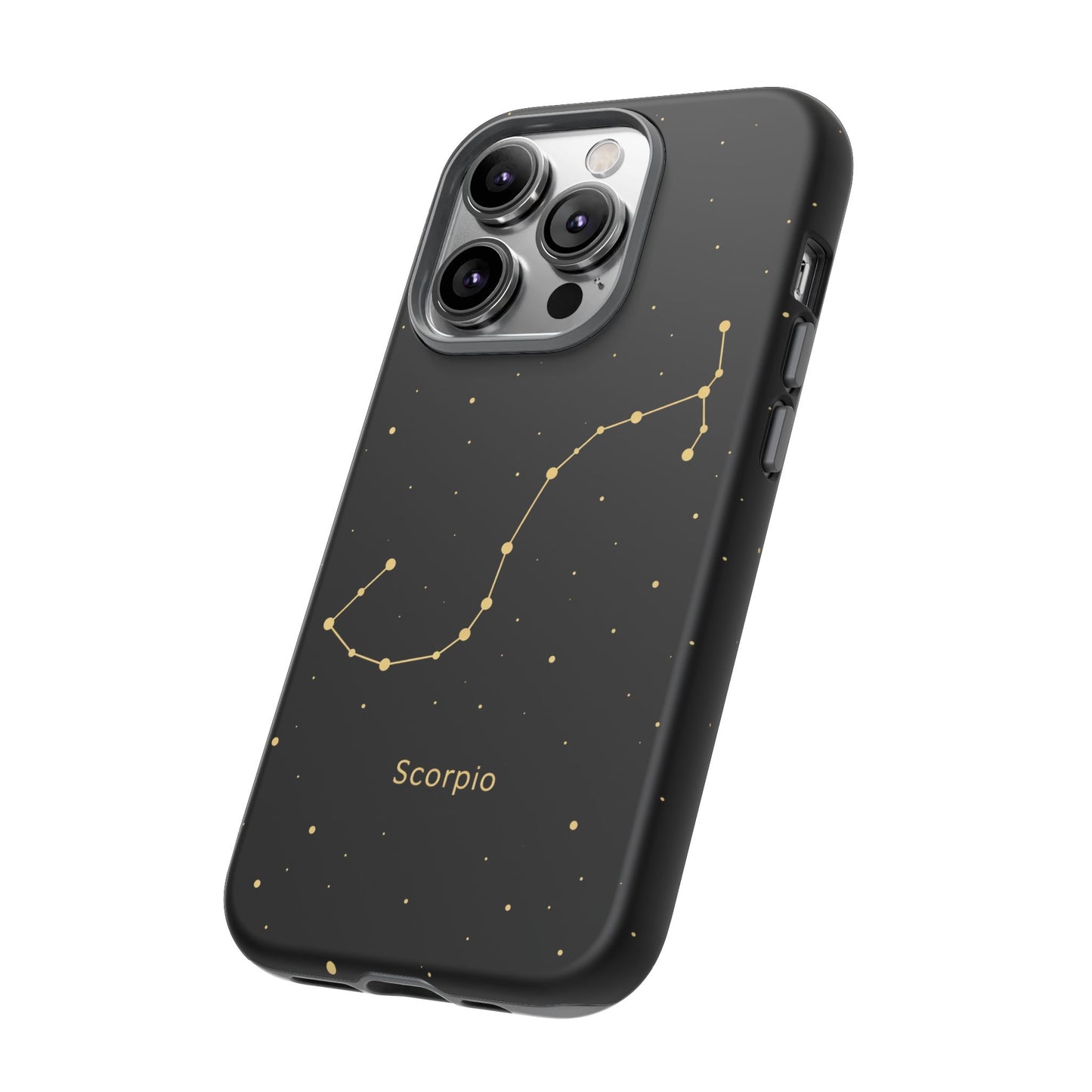 Scorpio Zodiac Constellation Phone Case – Luxe Gold Celestial Cover