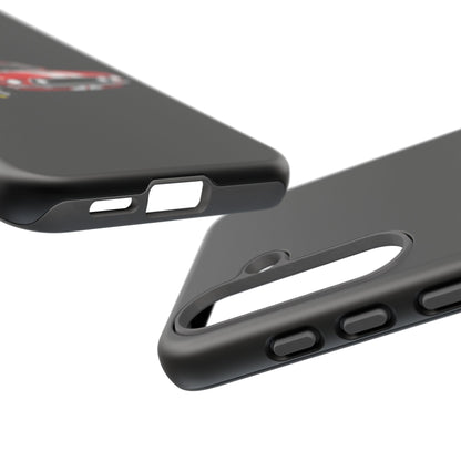 Red Muscle Car Phone Case – Classic Car Racing Tough Protective Case