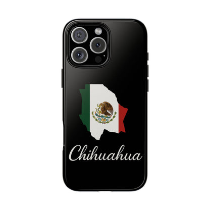 Chihuahua Mexico Flag Map Phone Case | Mexican American Pride Tough Case for iPhone & Samsung