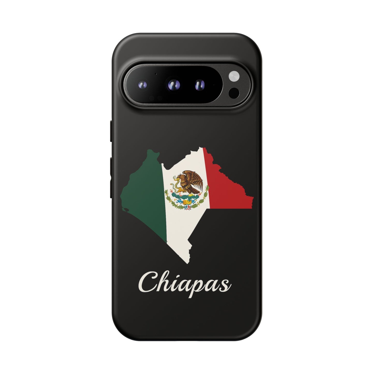 Chiapas Mexico Flag Map Phone Case | Mexican American Pride Tough Case for iPhone & Samsung