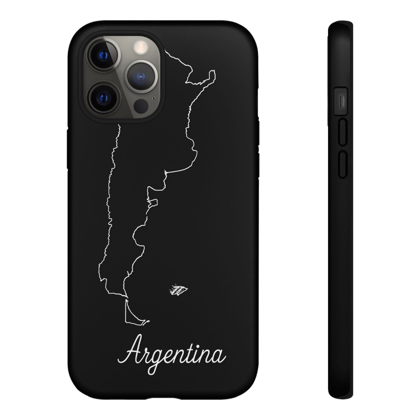 Argentina Outline Phone Case – Minimal Country Map Tough Case (iPhone, Samsung, Pixel)