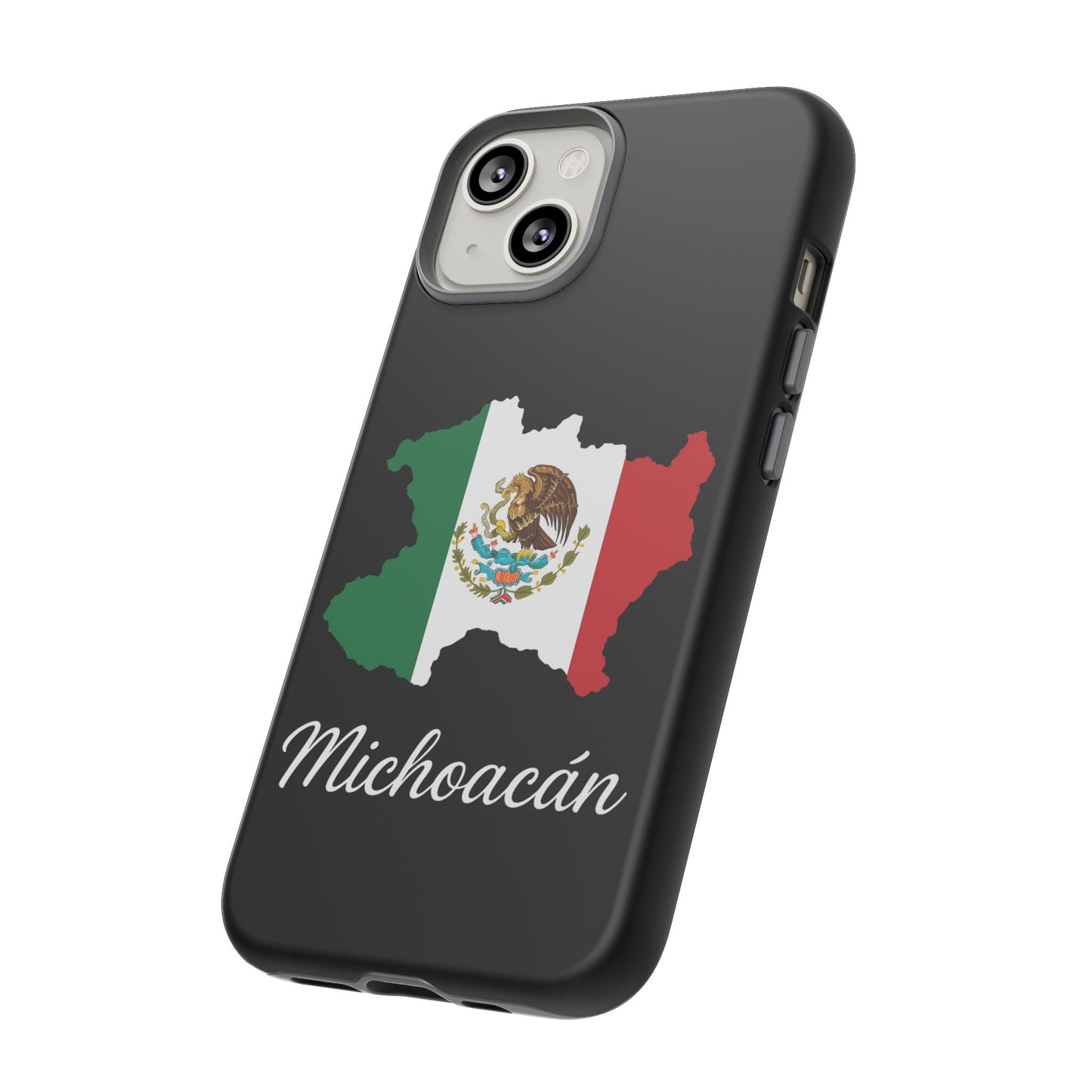 Michoacán Mexico Flag Map Phone Case | Mexican American Pride Tough Case for iPhone & Samsung