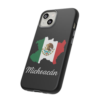 Michoacán Mexico Flag Map Phone Case | Mexican American Pride Tough Case for iPhone & Samsung