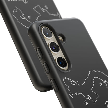 Panama Outline Phone Case – Minimal Country Map Tough Case (iPhone, Samsung, Pixel)