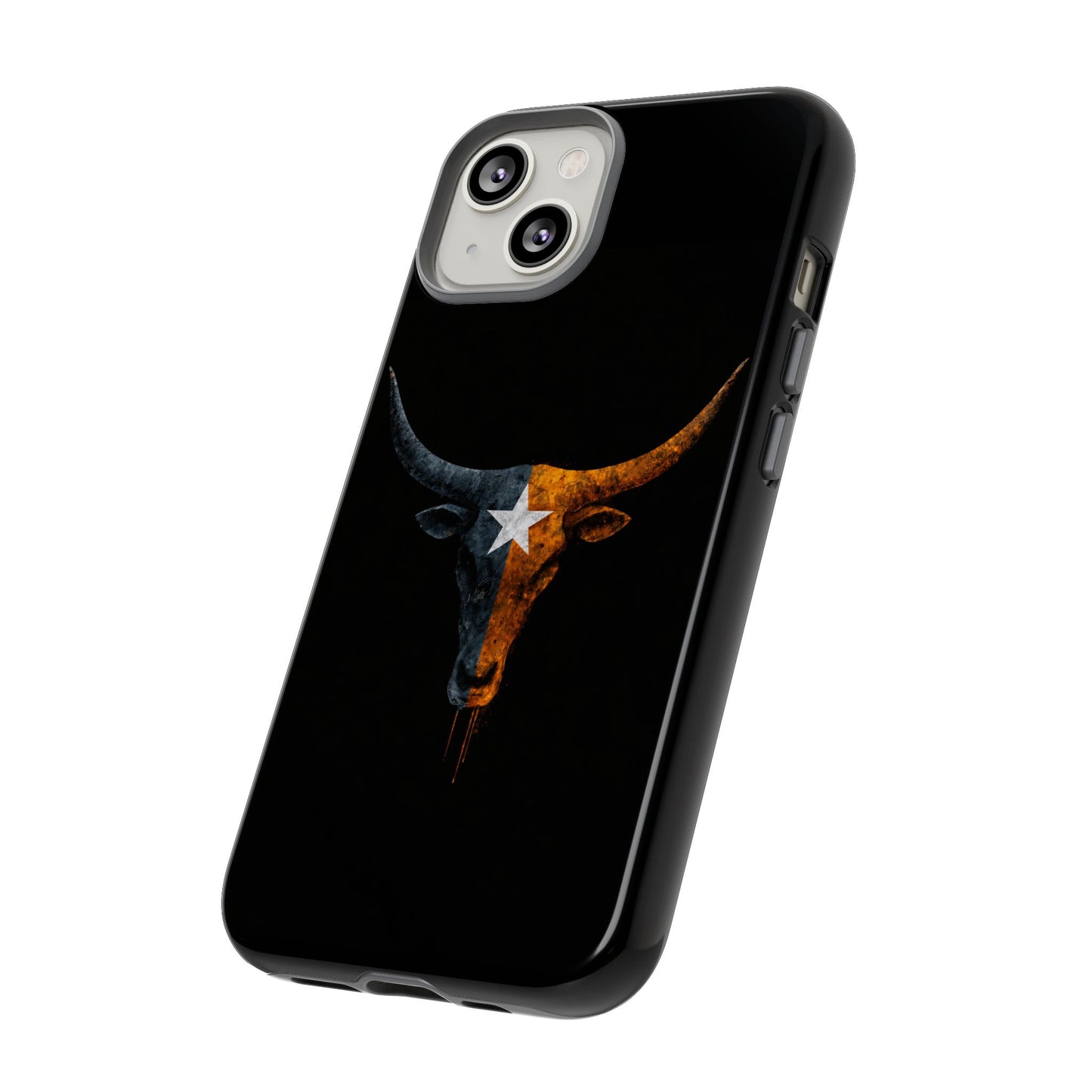 Texas Longhorn Skull Phone Case Western Cowboy Bull iPhone Samsung Cover