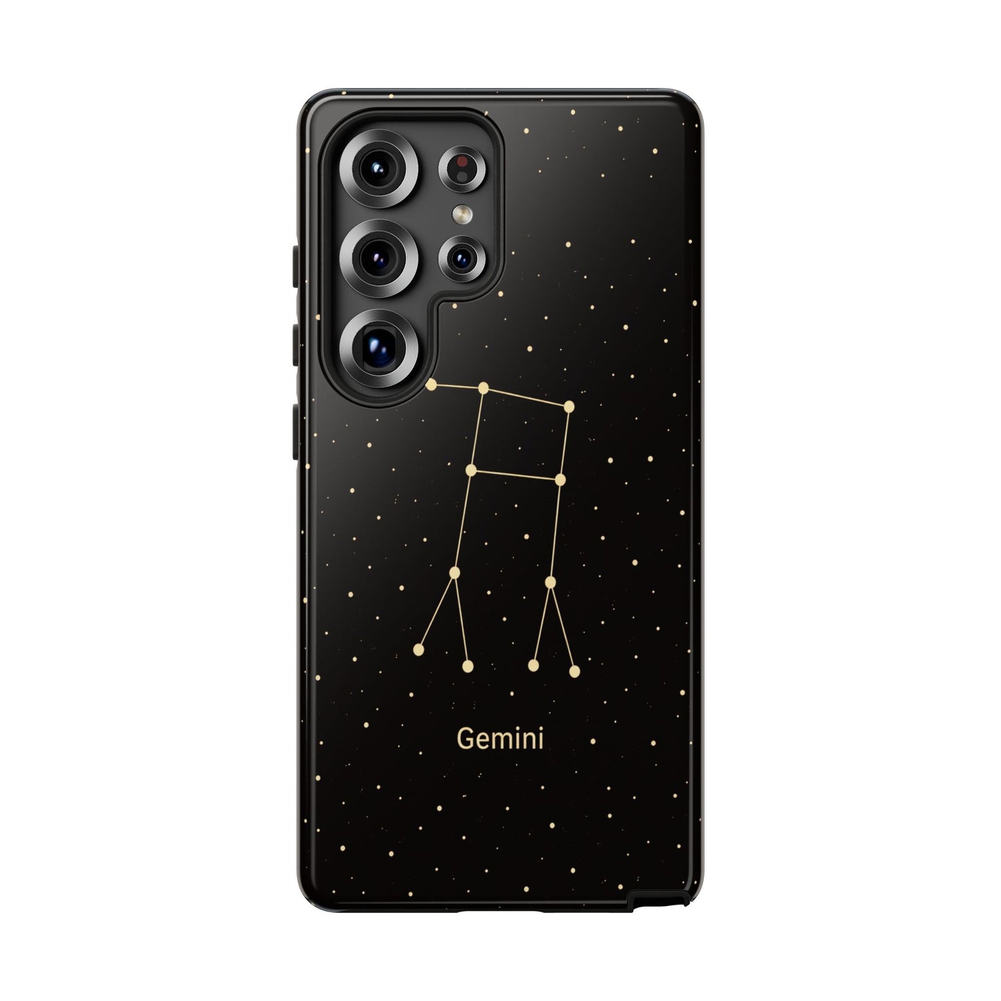 Gemini Zodiac Constellation Phone Case – Luxe Gold Celestial Cover