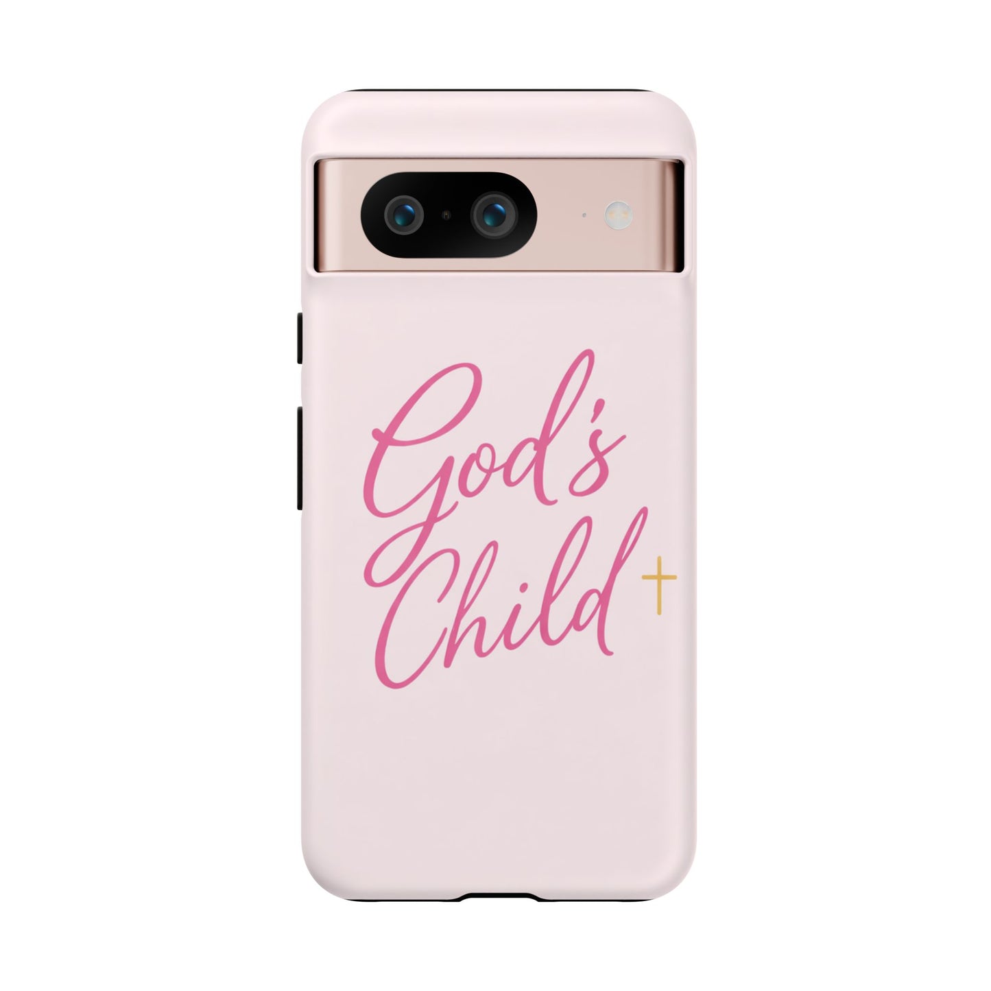Gods Child Phone Case Christian Pink Aesthetic Tough iPhone Case