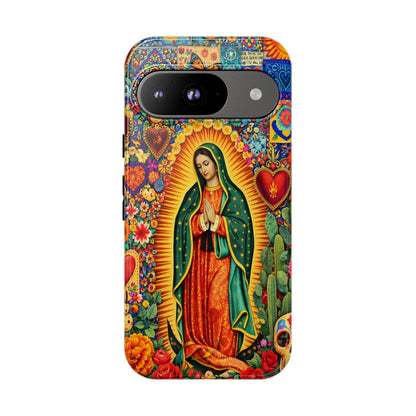 Virgin Mary Guadalupe Phone Case Mexican Folk Art Tough Cover iPhone Samsung
