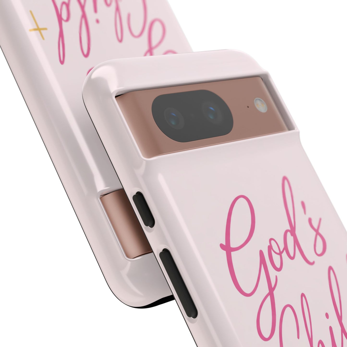 Gods Child Phone Case Christian Pink Aesthetic Tough iPhone Case