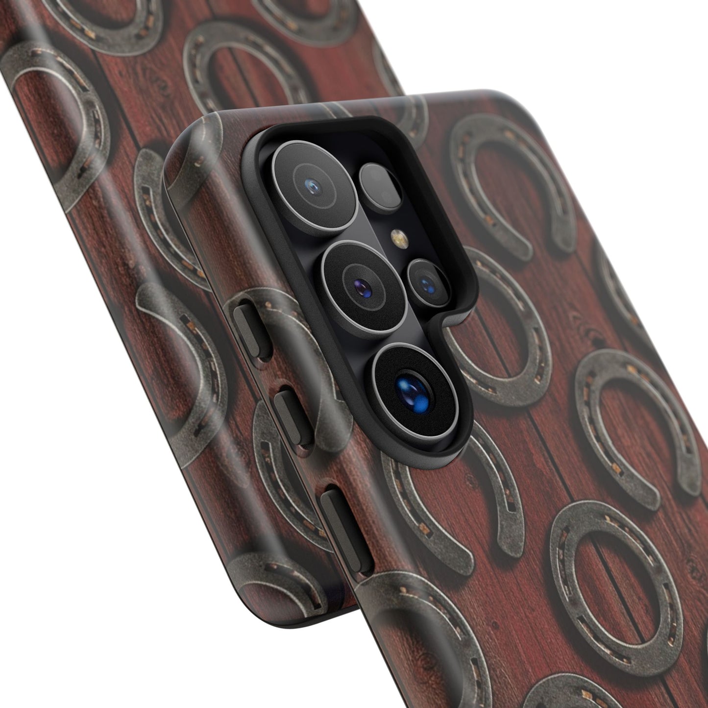 Rustic Horseshoe Western Phone Case – Cowboy Country Ranch Tough Case